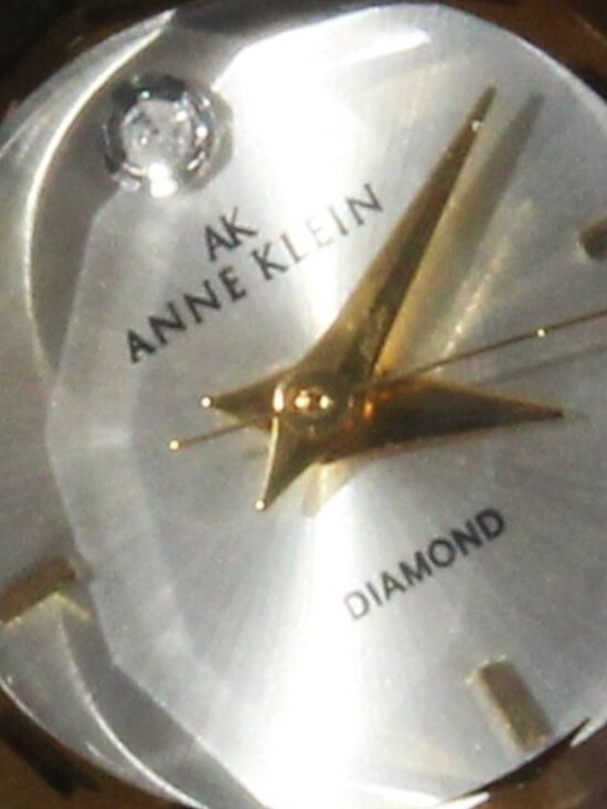 Anne Klein Silver and Gold Tone Diamond Accent Watch main image 5